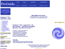 Tablet Screenshot of proguide.com